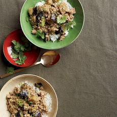 Green-Curry Pork and Eggplant