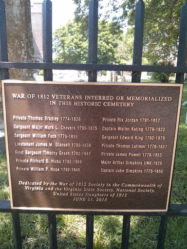 War of 1812 Veterans Memoral