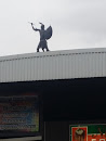 Shaka Metal Statue 