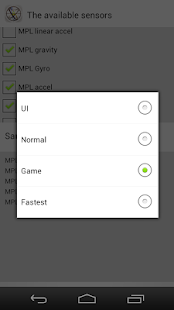 How to get Check the sensor sampling rate 1.4 apk for android
