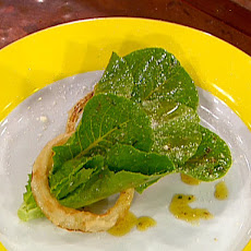 Baby Romaine Stuffed Vidalia Onion Ring Salad with Lemon-Herb Vinaigrette