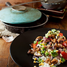 Summer Seitan Saute With Cilantro & Lime