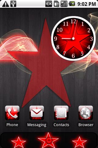 Star Theme Red HD