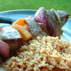 Honey-Steak Kebabs