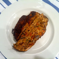 Turkey Meatloaf with Caramelized Veggies