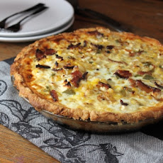 Corn and bacon pie