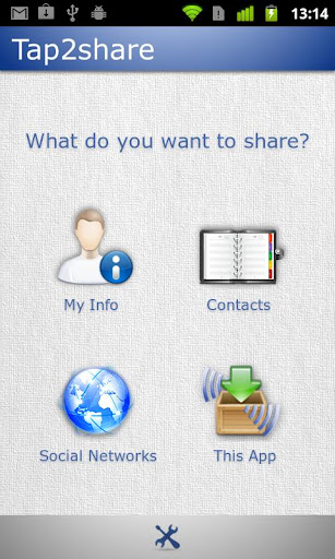 Tap2share NFC Cards Contacts