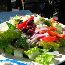 Greek Salad With Shaved Fennel