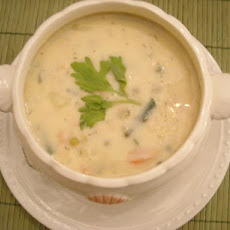 Leftover Salmon Fillet Chowder