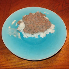Hamburger and Rice