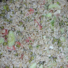 Scandinavian Rice Salad With Smoked Salmon