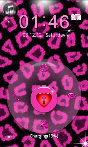 【免費個人化App】GO LOCKER Pink Leopard theme 1-APP點子