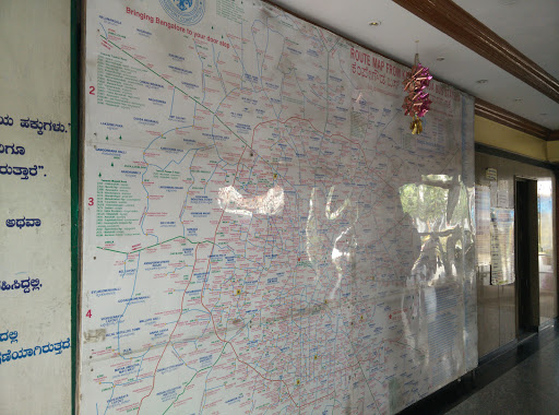 Giant Route Map At KBS