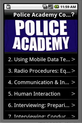 Police Academy: Communications