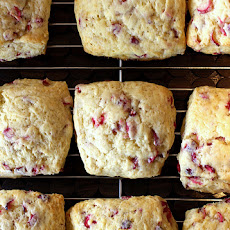 Meyer Lemon Fresh Cranberry Scones