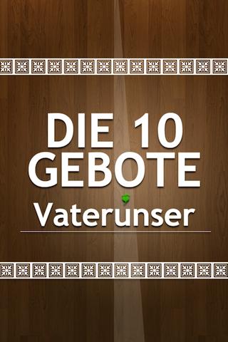 Die 10 Gebote - für Android