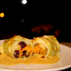 Coconut Curry Stuffed Cabbage Rolls