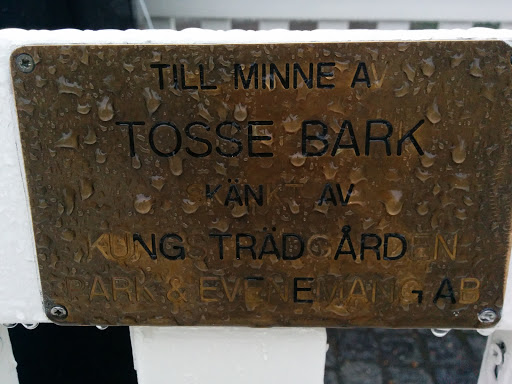 Tosse Bark Memorial Bench