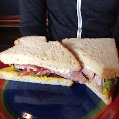 Smoked ham sandwich