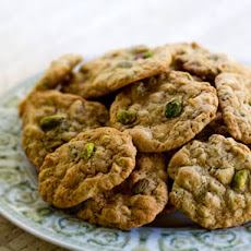 Pistachio White Chocolate Chip Cookies