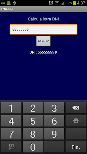 【免費工具App】Calcula Letra DNI-APP點子