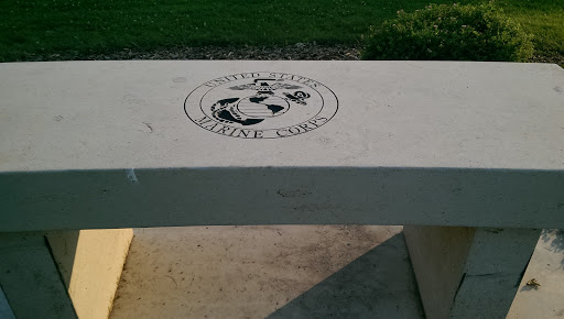 United States Marine Corps Memorial Bench