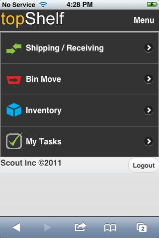 topShelf Mobile Inventory