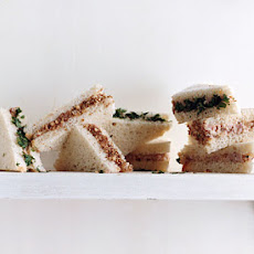 Deviled Ham and Pecan Tea Sandwiches