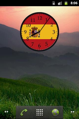 Analog Clock Spain