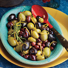 Warm Lemon-Rosemary Olives