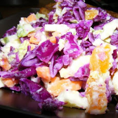 Red Cabbage and Fruit Slaw