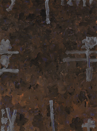 <strong>Isola San Michele III</strong>
<br />Oil on prepared paper
<br />50” x 38”
<br />2009