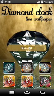 How to download Diamond Clock Live Wallpaper 1.0 unlimited apk for bluestacks