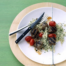 Beef and Grape-Tomato Kebabs