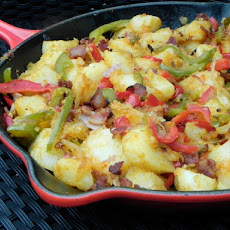 Easy skillet breakfast potatoes
