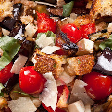 Grilled Eggplant Parmesan Salad Recipe