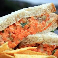 Nut and Carrot Sandwich