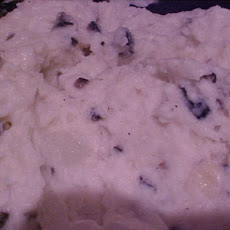 Goat Cheese & Black Olive Mashed Potatoes