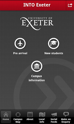 INTO Exeter student app