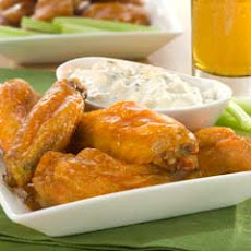 Easy Spicy Wings With  Chunky Blue Cheese
