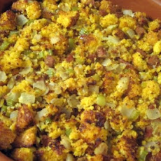 Doves in Cornbread Stuffing, Altered to Our Liking!!