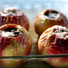Baked Apples with Mexican Chocolate