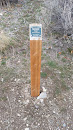 Bonneville Shoreline Trail Marker