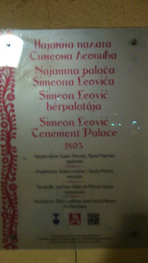 Simeon Leovic Tenement Palace