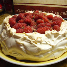 Raspberry Cream Pavlova