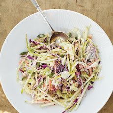 Coleslaw with Apple and Yogurt Dressing