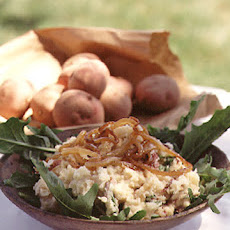 Mashed Potatoes With Bitter Greens and Sweet Onions