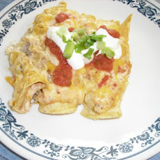 Creamy Chicken Enchiladas