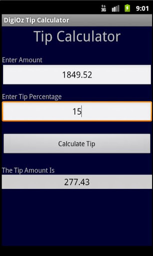 【免費財經App】DigiOz Tip Calculator-APP點子