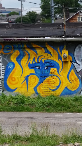 Girl On Fire Mural